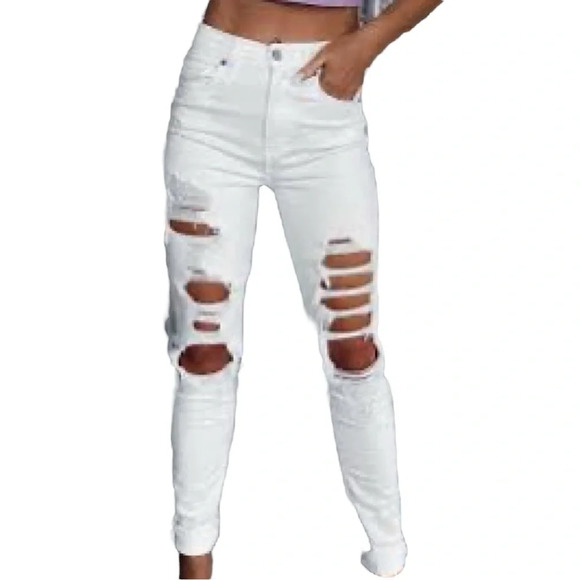 American Eagle Next Level Stretch Jeans SZ 2
White Distressed Ladies - Picture 1 of 12